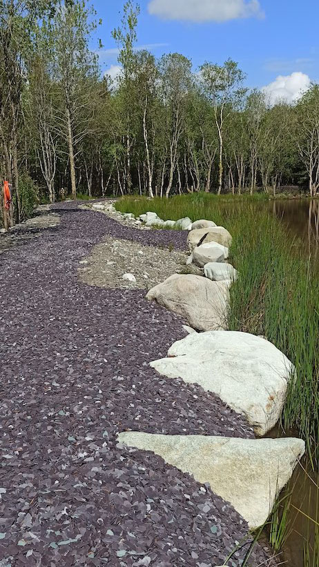 Woodlander Wales Pond Boulders